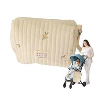 Multifunctional Stroller Storage Bag - Large Capacity Diaper Tote Bag for Parents | Reusable Zippered Diaper Bags | StorageBag for Stroller | Strollers Traveling Bags |Storage Pouch fôr Diapers Wipes