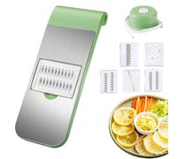 Multifunctional Vegetable Cutter, Handheld Vegetable Slicer Cuts Set, Comfort Grip, Safety Features, Easyto Clean for & Fruit Cutter (Style B)