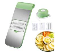 Multifunctional Vegetable Cutter, Handheld Vegetable Slicer Cuts Set, Comfort Grip, Safety Features, Easyto Clean for & Fruit Cutter (Style A)