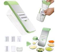 Multifunctional Vegetable Cutter, Portable Mandoline Slicer for Kitchen, 5-Blade Set Multifunctional Vegetable Cutter, Kitchen Gadgets (3-blade+box)