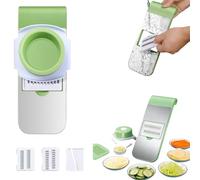 Multifunctional Vegetable Cutter, Portable Mandoline Slicer for Kitchen, 5-Blade Set Multifunctional Vegetable Cutter, Kitchen Gadgets (3-blade)