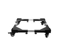 Multifunctional Washing Machine Base Wheel Movable Base Refrigerator Bracket Adjustable 20"-28" Dryer Trolley Stainless Steel Base Anti Vibration Mute Anti-Rust (Black)(V Type-1 To 25)