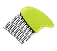 Multifunctional Wave Knife Potato Knife Cut French Fries Corrugated Knife Cut Flower French Fries Knife Slicer Slicer Vegetable Cutter1pcgreen