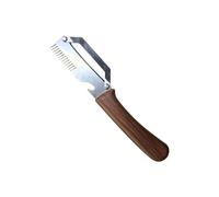 Multifunktionaler schäler Holzgriff | Ergonomischer Schäler Rutschfest | Präzisionsklinge Kartoffeln Karotten Gurken | Kompakt Küchenwerkzeug | Für Camping Picknick Zuhause