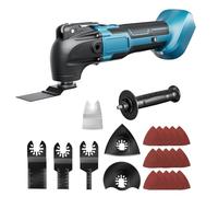 Multiherramienta batería para Makita 18 V batería (sin batería), herramienta oscilante con 23 accesorios, 6 velocidades ajustables Multiherramienta para quitar, raspar y cortar