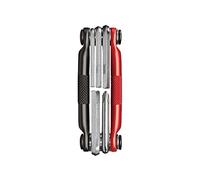 Multiherramienta CRANKBROTHERS Multi-5, rojo | Crank Brothers Multi 5 - Bicicleta plegable multiherramienta | Llave compacta de acero y hexagonal