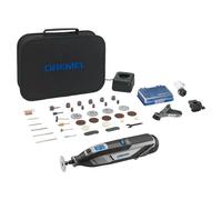 Dremel 8240 - Multiherramienta sin cable con batería de litio de 12 V 2Ah, kit de 3 complementos y 45 accesorios, Velocidad variable 5000-35 000 rpm y carga rápida