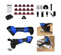 Multiherramienta Oscilante, 300W Eléctricas Herramienta Multifunción Oscilantes,Ajuste de 6 Velocidades, 4° Ángulo de Oscilación, Motor sin cepillo