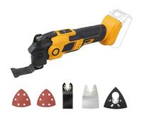 Multiherramienta oscilante inalámbrica para batería DeWalt de 20 V | Motor sin escobillas, 6 velocidades variables de 5.000-19.000 OPM, ángulo de oscilación de 3.6°, cambio de hoja sin
