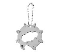 Multiherramienta | Pocket Multitol | Llave Bullure en acero inoxidable | Herramienta multifunción loca en acero inoxidable, herramienta octogonal que se ha quedado con destornillador para