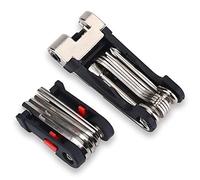 Multiherramientas para bicicletas 16 en 1, Kit de herramientas de reparación de bicicletas Kit de herramientas de reparación de bicicletas plegable Multiherramientas