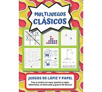 MULTIJUEGOS CLÁSICOS: A PARTIR DE 6 AÑOS | NIÑOS Y JÓVENES | HORAS DE DIVERSIÓN GARANTIZADAS | JUEGOS DE SIEMPRE: LABERINTOS, AHORCADO ,TRES EN RAYA, ... TODA LA FAMILIA | REGALO ORIGINAL Y EDUCATIVO
