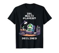Multijugador rechazado | Pixel Art introvertido, Tiempo de reutilización social Camiseta