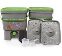 Multikraft Cubo de Basura Bokashi Organko - 2 cubos Multikraft