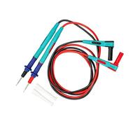 Multimeter Leads - 48.03 Inches, Silicone Test Probe Kit, Insulated Precision Tester | Voltage Testing Cable For Maintenance Repairs, Diagnostics, Home, Garage, Workshop, Automotive And Electrical Use