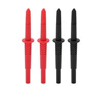 Multimeter Test Probes | PA Brass Lantern Tip with 4mm Banana Plug/Automotive Sensors/Circuit Testing | 1000V 32A Insulated Probes Set of 2 Pairs