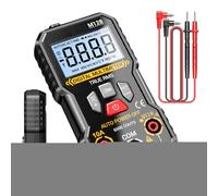Multimeter Tester, Digital Smart 6000 Counts Multimeter, High-Precision Measuring Tool, Perfect for Construction, Solar, Car Circuit, Industrial Hvac Diagnosis, 11.5x6x2.9cm Red Black ABS