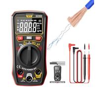 Multimeter Tester, Electrical Voltage Meter, Compact Digital Display, Multi-Function Testing Modes, Electric Measuring Tool for Home Use, Professionals Beginners, 5.08x2.52x1.18 inches