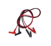 Multímetro 20A/1000V para cables de clip de cocodrilo con botas aisladas resorte fuerte para medidores de abrazadera prueba eléctrica de potencia