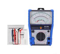 Multímetro analógico de mano SK-88A con voltaje CA/CC, corriente, prueba de resistencia, detección de transistores y diodos para reparación de electrodomésticos, investigación científica y