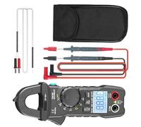 Multímetro con función de abrazadera para voltajes precisos, resistencia de corriente, mediciones de capacitancia en espacios reducidos, multímetro de abrazadera de alta precisión