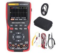 Multímetro de osciloscopio 2 en 1 Probador eléctrico digital portátil portátil portátil con doble Auto Manual Forma de onda PRUEBA PARA INGENIEROS Material ABS de 42.1 pulgadas