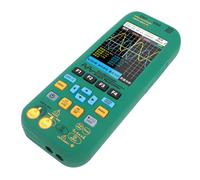 Multímetro de osciloscopio, generador de señal portátil con multímetro digital de doble canal de pantalla grande para voltaje, corriente, condensador, resistencia, prueba de diodo