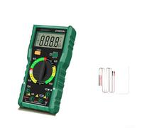 Multímetro digital 19×8.5×4 cm Amperímetro inteligente portátil con detección de voltaje NCV, apagado automático y protección antiquemaduras para diagnósticos eléctricos y resolución de problemas