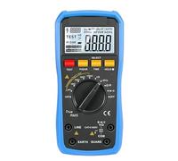 Multímetro digital 2 en 1, comprobador de resistencia de aislamiento, megóhmetro de 1000 V, voltímetro, medidor de resistencia de voltaje CA/CC para electricistas