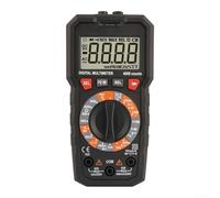 Multímetro digital, 4000 cuentas LCD probador de mano True RMS AC DC Voltaje Corriente Resistencia Capacitancia Medición de frecuencia con detección de voltaje sin contacto para reparación de