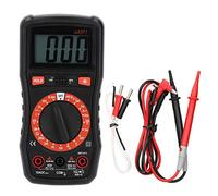 Multímetro digital 71, pantalla LCD grande, medición DC/AC hasta 600V, resistencia y capacitancia - precisión y protección de sobrecarga para reparación de móviles y electró