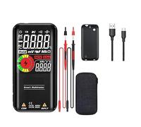 Multímetro Digital 9999 Cuentas Serie Inteligente Multímetro DC Voltaje CA Condensador Ohm Diodo NCV Probador De Cable Vivo(S11-Lithium Battery)