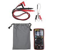 Multímetro digital AN113D 6000 cuentas con tester de transistores, auto rango y medición AC/DC, color naranja - Pantalla LCD clara, funciones avanzadas para electricistas (Día)