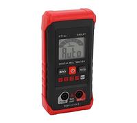 Multímetro digital con 4000 recuentos para pruebas de continuidad y resistencia de voltaje CA CC, probador de rango automático inteligente con detección de voltaje sin contacto,