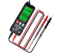 Multímetro digital de alta precisión con rangos automáticos para pruebas de circuitos domésticos e investigación de laboratorio, multímetro portátil ligero para el hogar e industrial