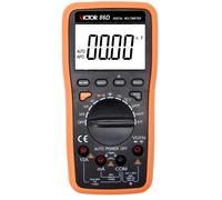 Multímetro digital de bolsillo 86D de 5999 cuentas, alta precisión, rango automático, verdadero valor eficaz, con interfaz USB