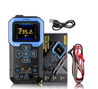 Multímetro digital de mano Gulitech DMT-99 10000 recuentos voltaje corriente resistencia capacitancia frecuencia temperatura probador NCV(DMT-99)