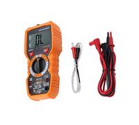 Multímetro digital de mano, PEAKMETER PM18C inteligente Medidor de temperatura Medidor de resistencia de voltaje Verdadero RMS NCV 6000 cuentas