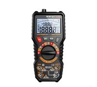 Multímetro digital diseñado para lecturas precisas de grado de laboratorio, incluyendo voltaje, corriente, resistencia, capacitancia, temperatura y detección NCV (SZ12)