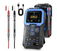 Multimetro Digital DMT-99, 9999 Cuentas, Polimetro Digital Voltímetro Recargable de Rango Auto, Registro y Monitor Datos, NCV, Resistencia, Capacitancia, Diodo, Frecuencia, Corriente, Continuidad