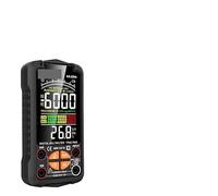 Multímetro digital inteligente, 6000 cuentas, TRMS, rango automático, comprobador de voltaje CA/CC, multímetro profesional eléctrico