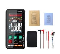 Multímetro digital inteligente con soporte, pantalla LCD a color, comprobador de voltaje CA/CC, diodo ohm, NCV, frecuencia, verificación de cables con corriente
