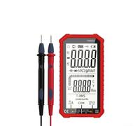 Multímetro digital inteligente de alta precisión para electricistas, multímetro inteligente antiquemaduras con rango automático para pruebas eléctricas profesionales (rojo)