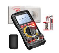 Multímetro digital, kit analizador para batería de coche | Probador de voltaje - para circuitos automotrices toma eléctrica aplicaciones eléctricas taller, casa, industrial, garaje