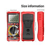 Multímetro Digital - Kit Detector de Batería de Coche - Voltímetro de Corriente Continua y | Para Aplicaciones en Circuitos Eléctricos y Automotrices, Taller, Hogar, Garaje Industrial