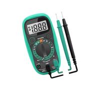 Multímetro digital LCD de 1999 unidades, amperímetro de resistencia a voltaje, multímetro multiprobador con zumbador retroiluminado, pantalla LED retroiluminada, multímetro