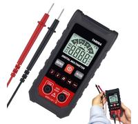 Multímetro Digital - Medidor de Ohmios Voltios y Amperios | Detector de Batería de Coche para Aplicaciones Eléctricas | Uso en Taller Garaje Hogar Automoción y Circuitos
