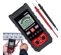 Multímetro digital, medidor de prueba de amperios de ohmios y voltios, juego de medidores analógicos, analizador de batería para enchufes, circuitos industriales, talleres, hogar, coche, para