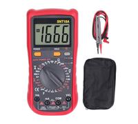 Multímetro Digital, Medidor Voltaje 1000V DC 750V AC, Pantalla LCD - Preciso y Seguro, Doble Fusible Cerámico, Uso Profesional y Doméstico