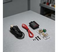 Multímetro digital multifunción con retroiluminación para voltios amperios vatios para medición de energía, hogar o escuela (pantalla monocroma)